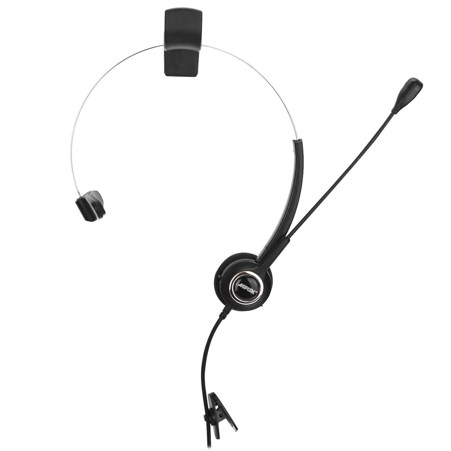 Noise Canceling Headset Convertible RJ9 Earphone with Microphone Adaptor Headphones & Audio - DailySale