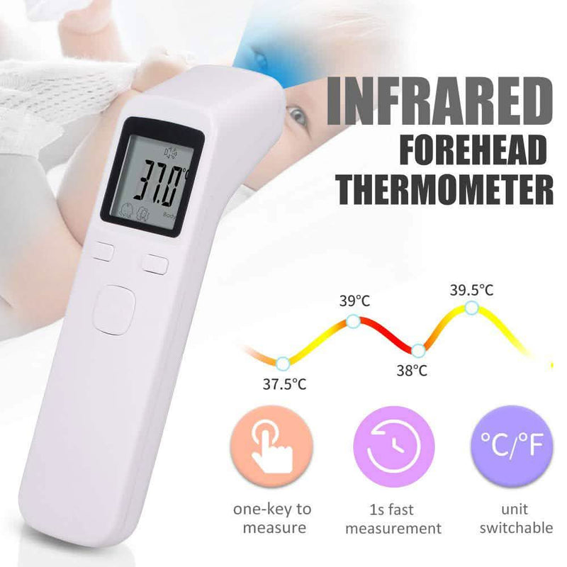 Non-Contact Infrared Digital Scanner Device Advanced Temperature Measurement ALK116 Face Masks & PPE - DailySale
