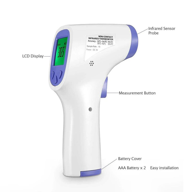 Non Contact Infrared Thermometer Wellness & Fitness - DailySale
