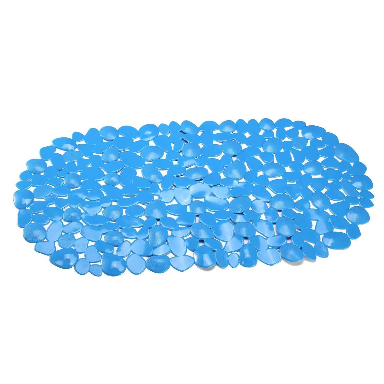 Non-Slip Massage Pebble Bath Mat Bath Blue - DailySale