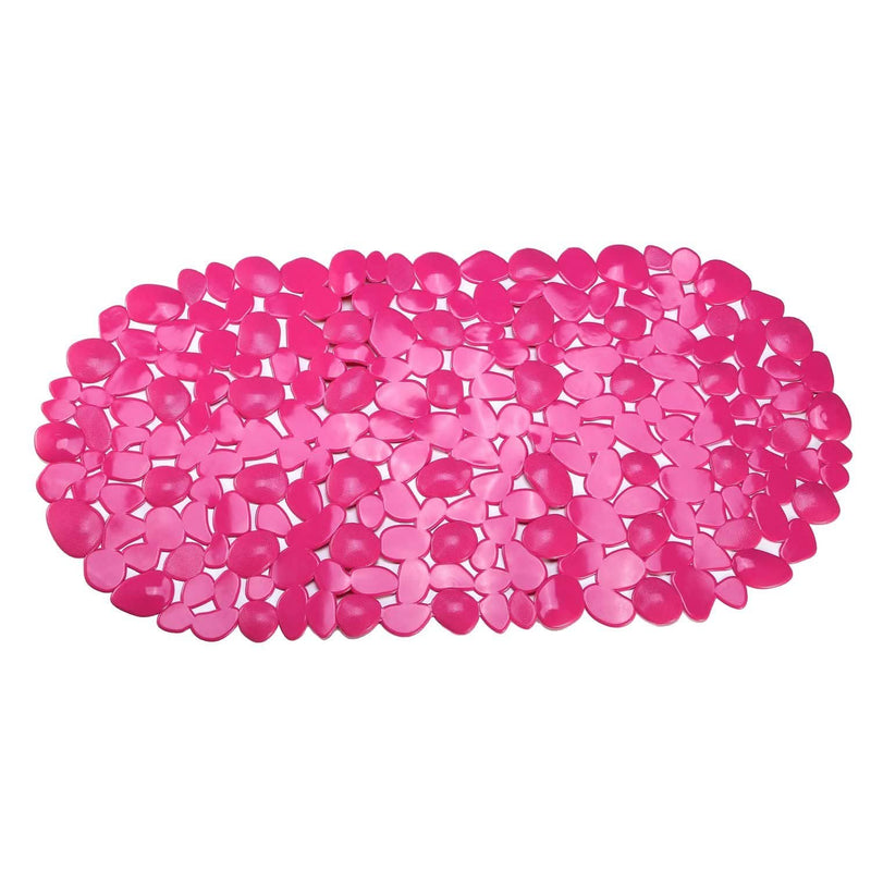 Non-Slip Massage Pebble Bath Mat Bath Pink - DailySale