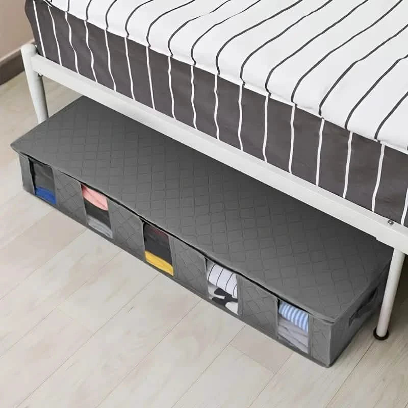 Nordic Quilt Bag Clothes Storage Box Under Bed Storage Kitchen Storage - DailySale
