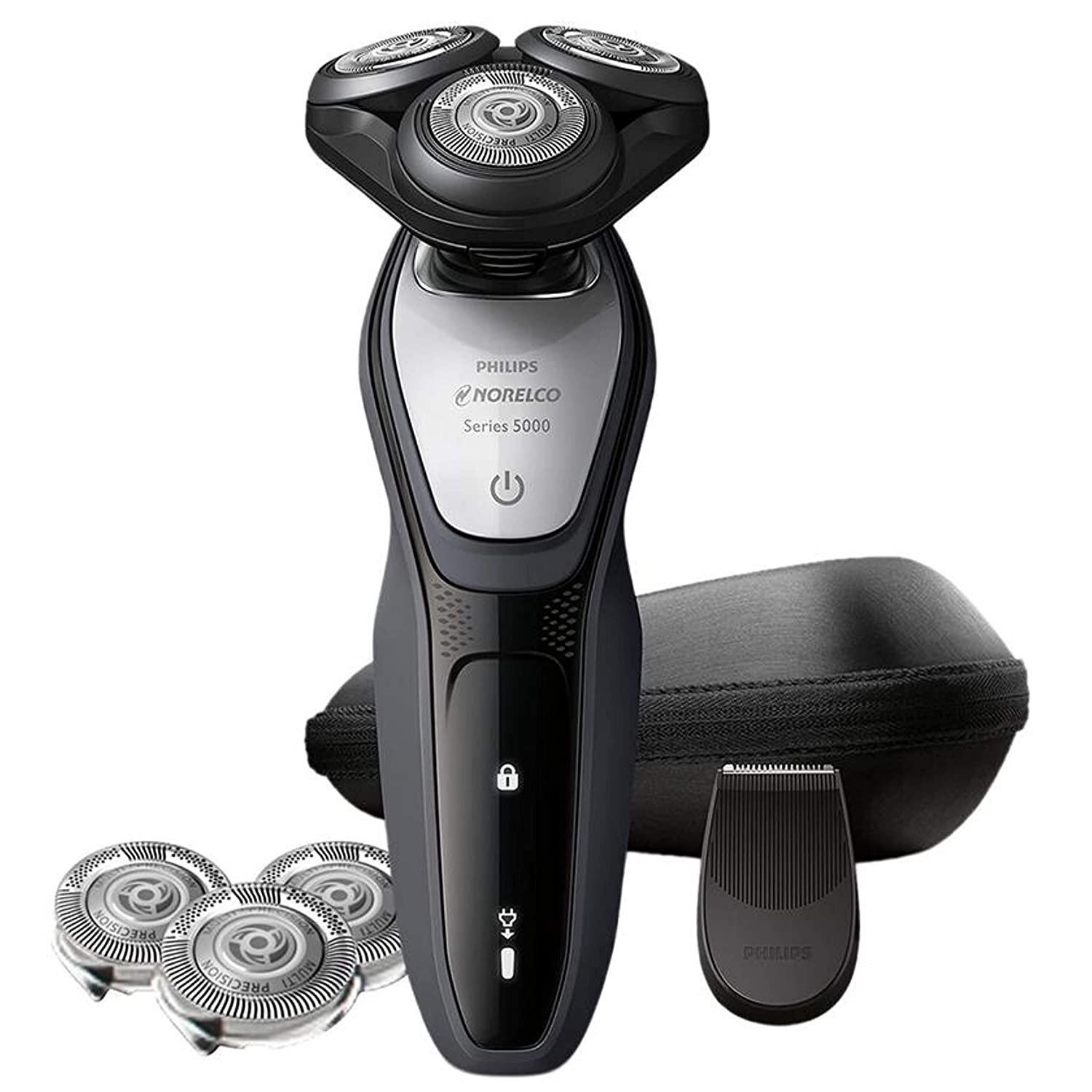 Philips Series 5000 Wet & Dry Electric Shaver with Pouch, Midnight