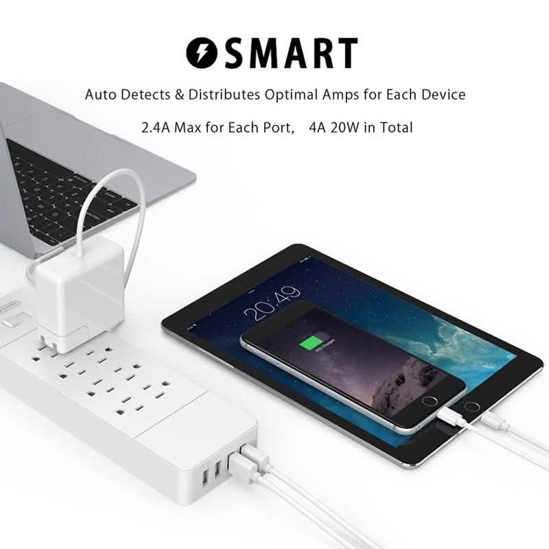 NTON Power USP US Electric Plug 8 AC Power Outlet with USB Charger Gadgets & Accessories - DailySale