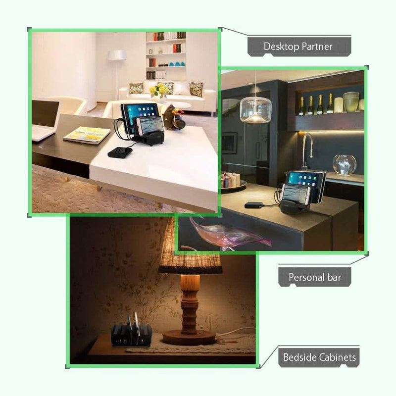 NTONPOWER Smartphone Charging Station 5 USB Ports Dock & Organizer Phones & Accessories - DailySale