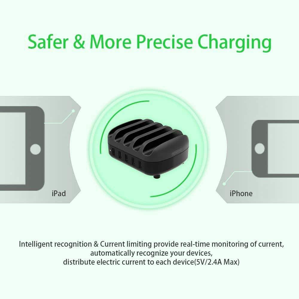 NTONPOWER Smartphone Charging Station 5 USB Ports Dock & Organizer Phones & Accessories - DailySale