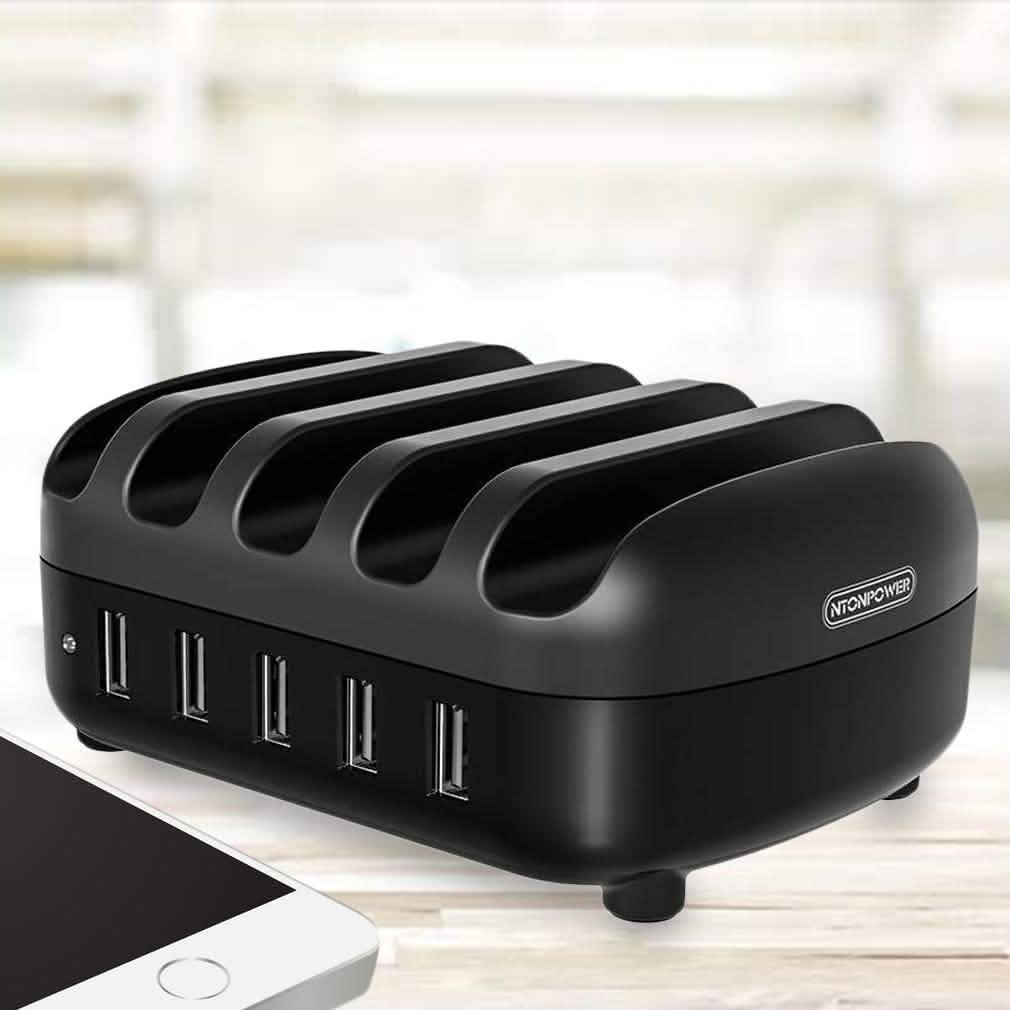 NTONPOWER Smartphone Charging Station 5 USB Ports Dock & Organizer Phones & Accessories - DailySale