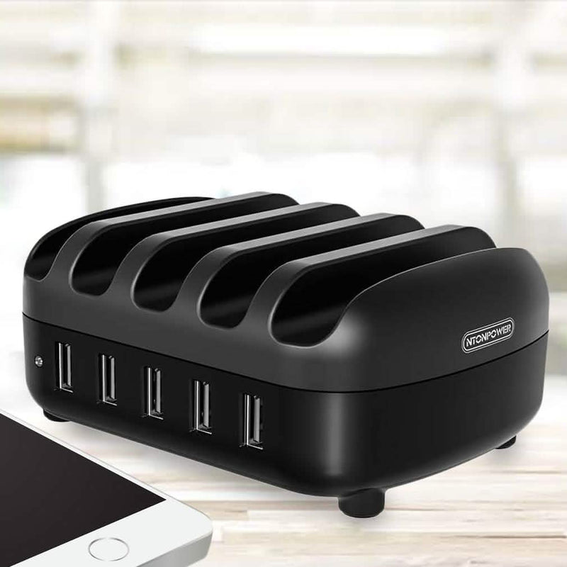 NTONPOWER Smartphone Charging Station 5 USB Ports Dock & Organizer Phones & Accessories - DailySale