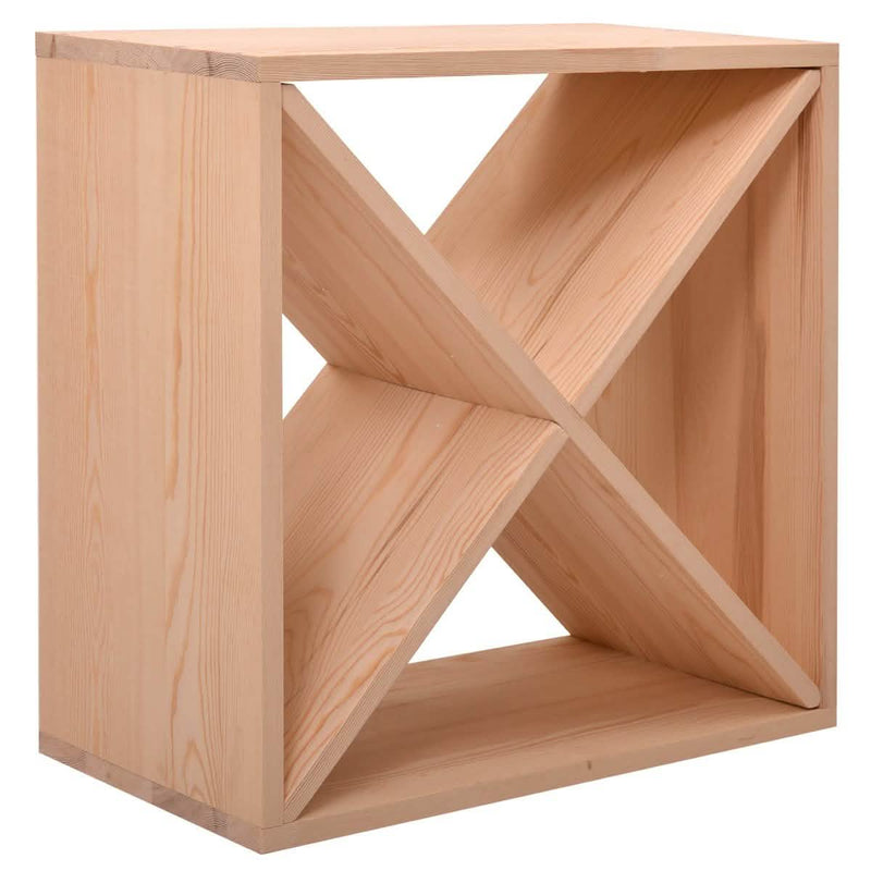 NuFazes 24 Bottles Holder Wine Rack Solid Wood Stackable Storage Cube Tabletop Champagne Closet & Storage - DailySale