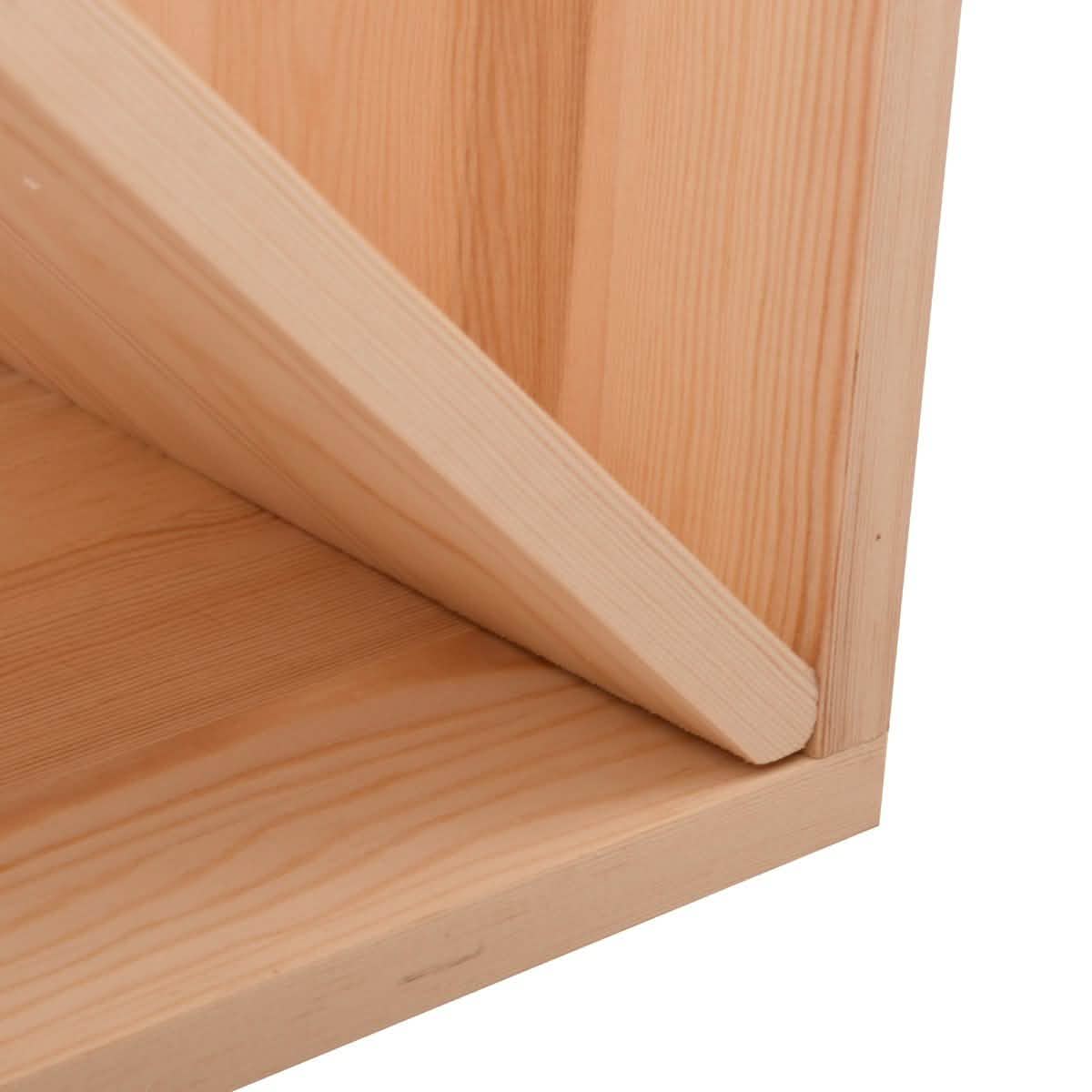 NuFazes 24 Bottles Holder Wine Rack Solid Wood Stackable Storage Cube Tabletop Champagne Closet & Storage - DailySale