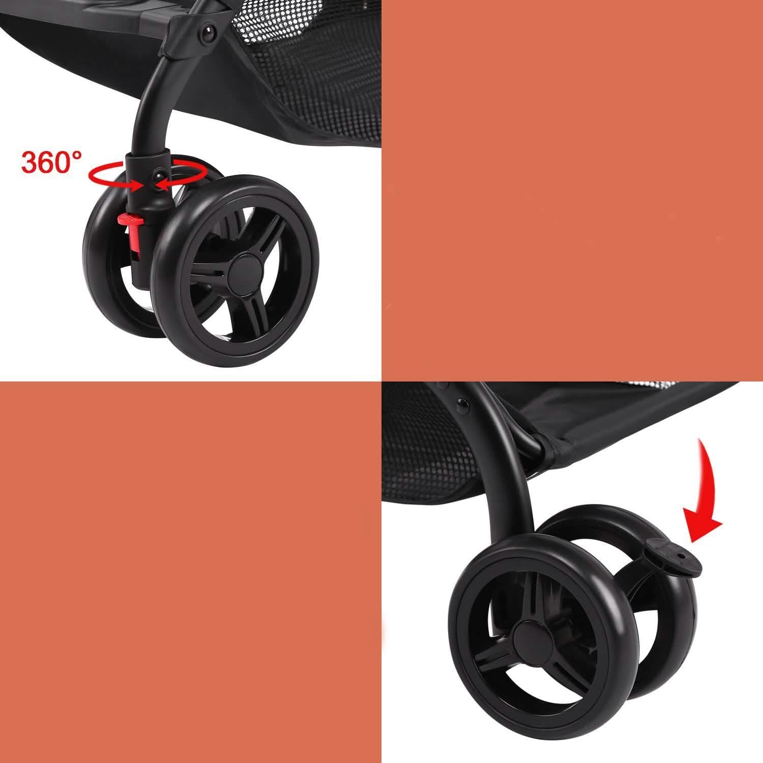 Odoland Lightweight Foldable Cynebaby Strollers for Infant Baby - DailySale