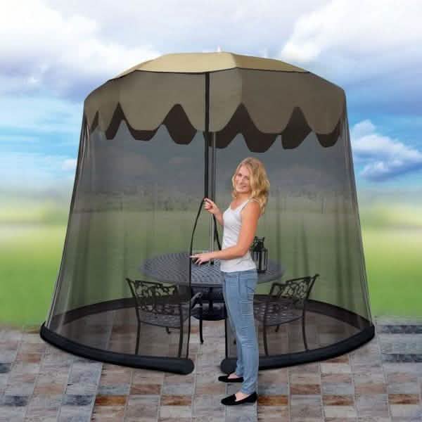 Outdoor 9-Foot Umbrella Table Screen Home Essentials - DailySale