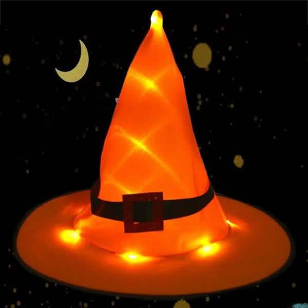 Outdoor Halloween Decoration Glowing Hats Holiday Decor & Apparel - DailySale