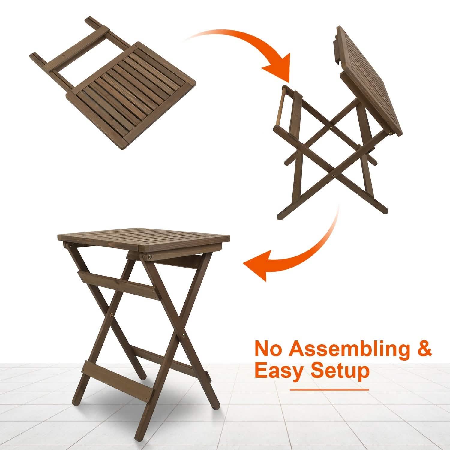 Outdoor Side Table Portable Folding Table Furniture & Decor - DailySale