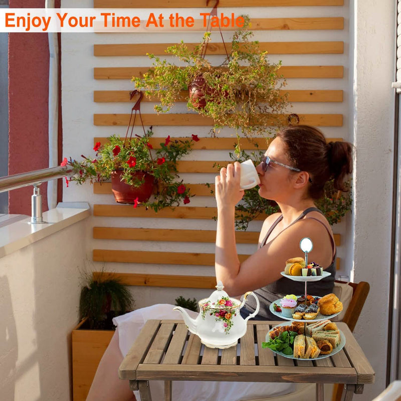 Outdoor Side Table Portable Folding Table Furniture & Decor - DailySale