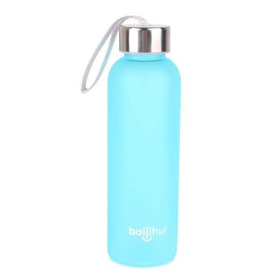 Outdoor Sports Portable Frosted Water Bottle Sports & Outdoors Blue - DailySale