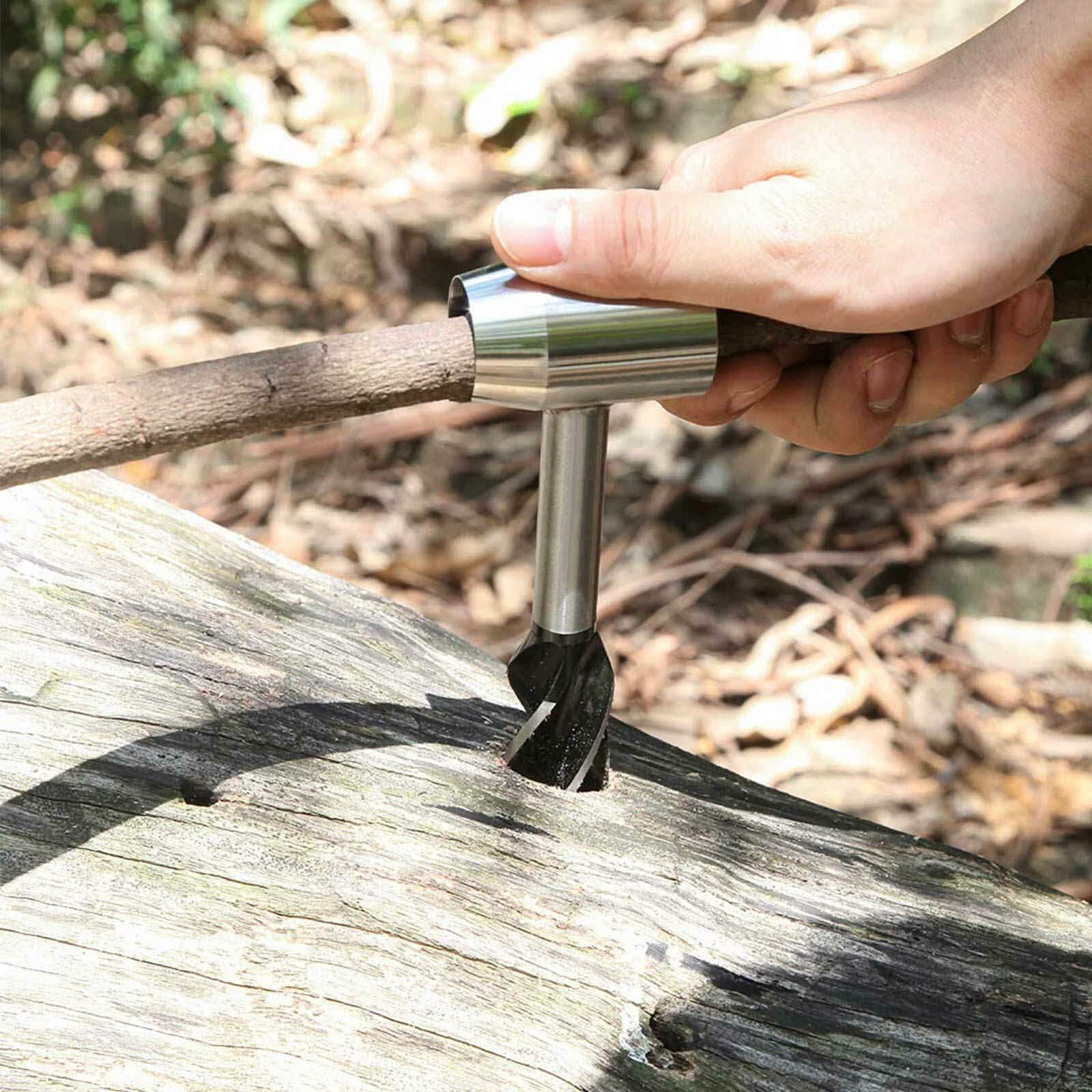 Outdoor Survival Tools for Bushcraft Hand Auger Sports & Outdoors - DailySale