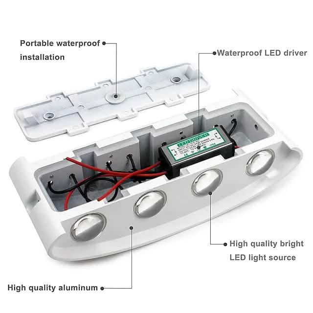 Outdoor Waterproof Wall Light Outdoor Lighting - DailySale