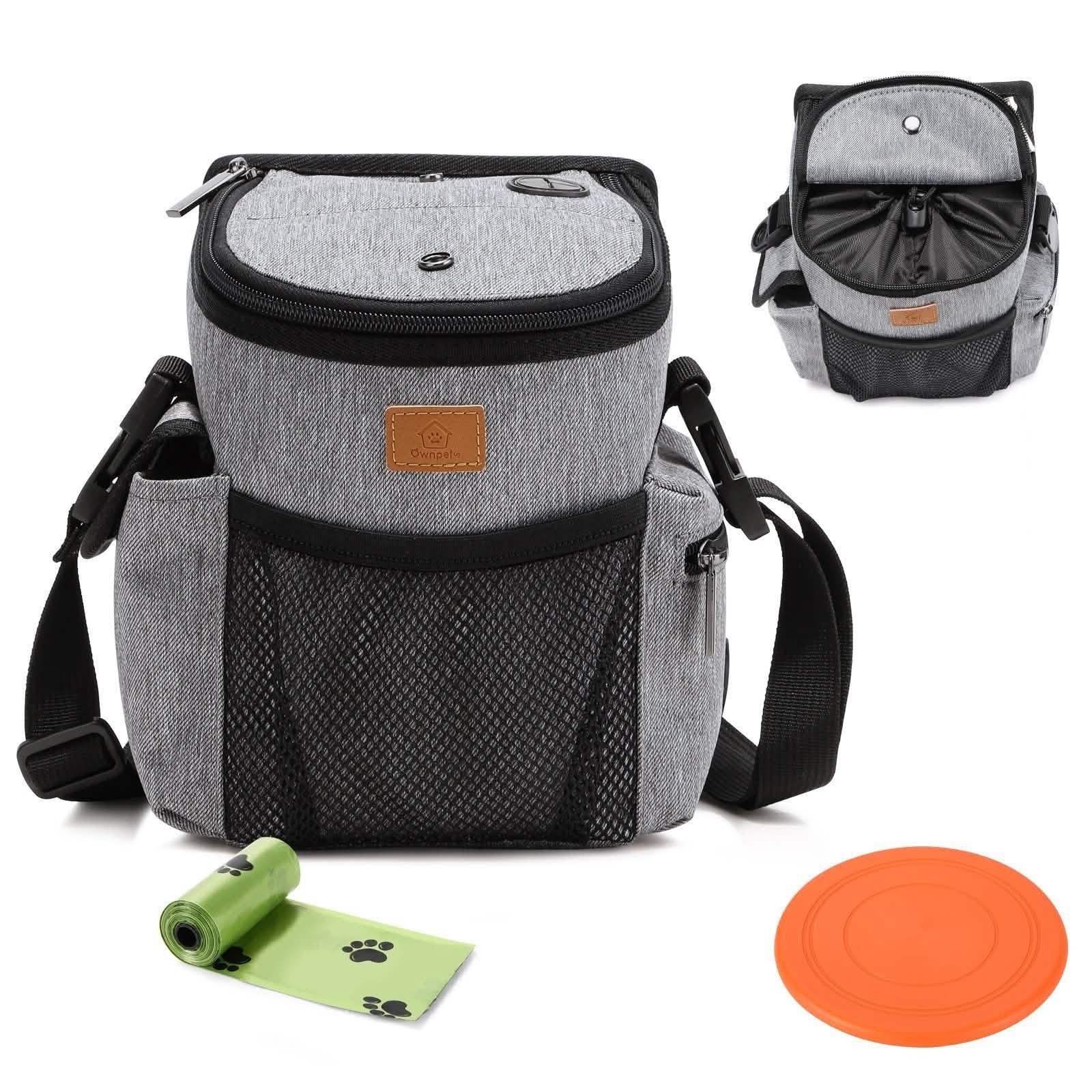 Ownpets Dog Treat Training Pouch Pockets Crossbody Bag Pet Supplies - DailySale