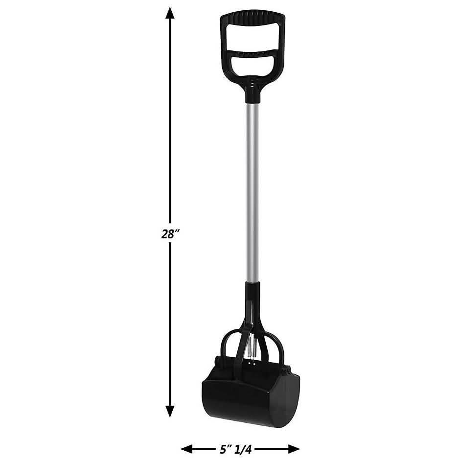 OxGord Black Pooper Scooper Pet Supplies - DailySale