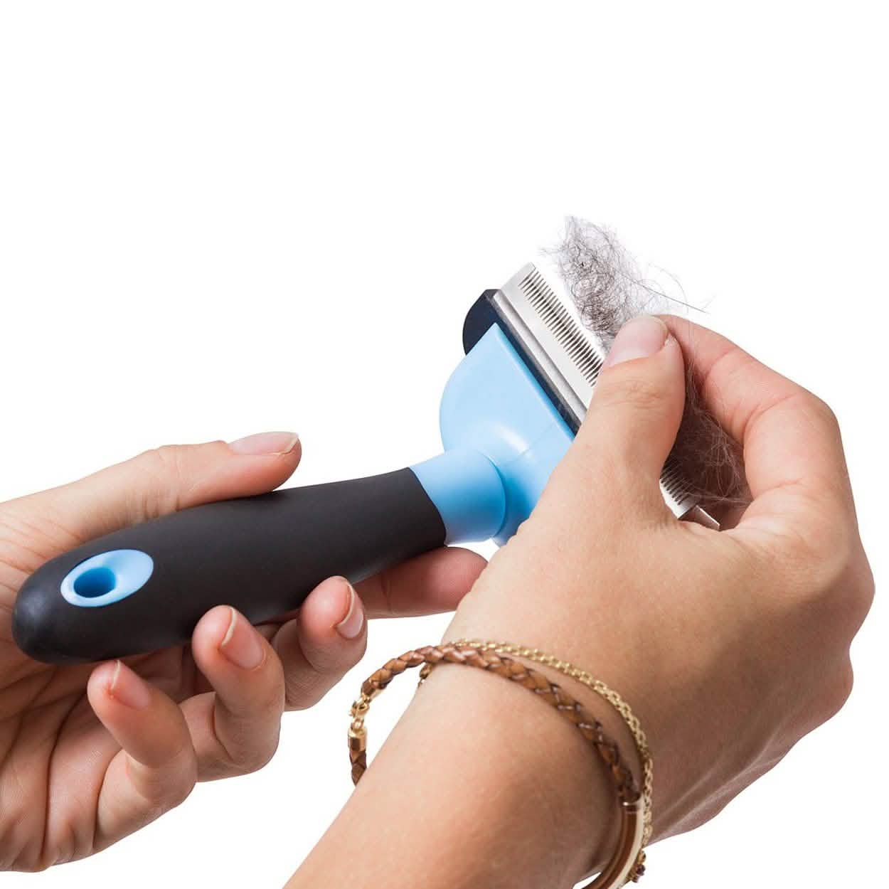 OxGord Blue Combo Pet Grooming Brush Pet Supplies - DailySale