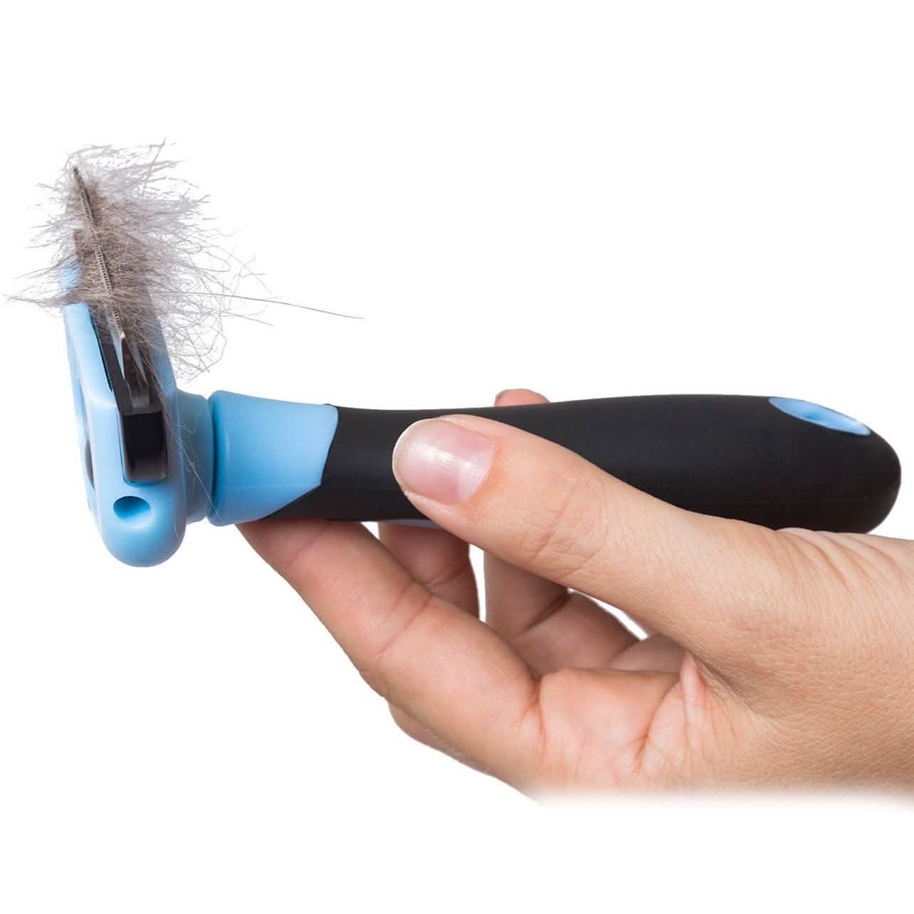 OxGord Blue Combo Pet Grooming Brush Pet Supplies - DailySale