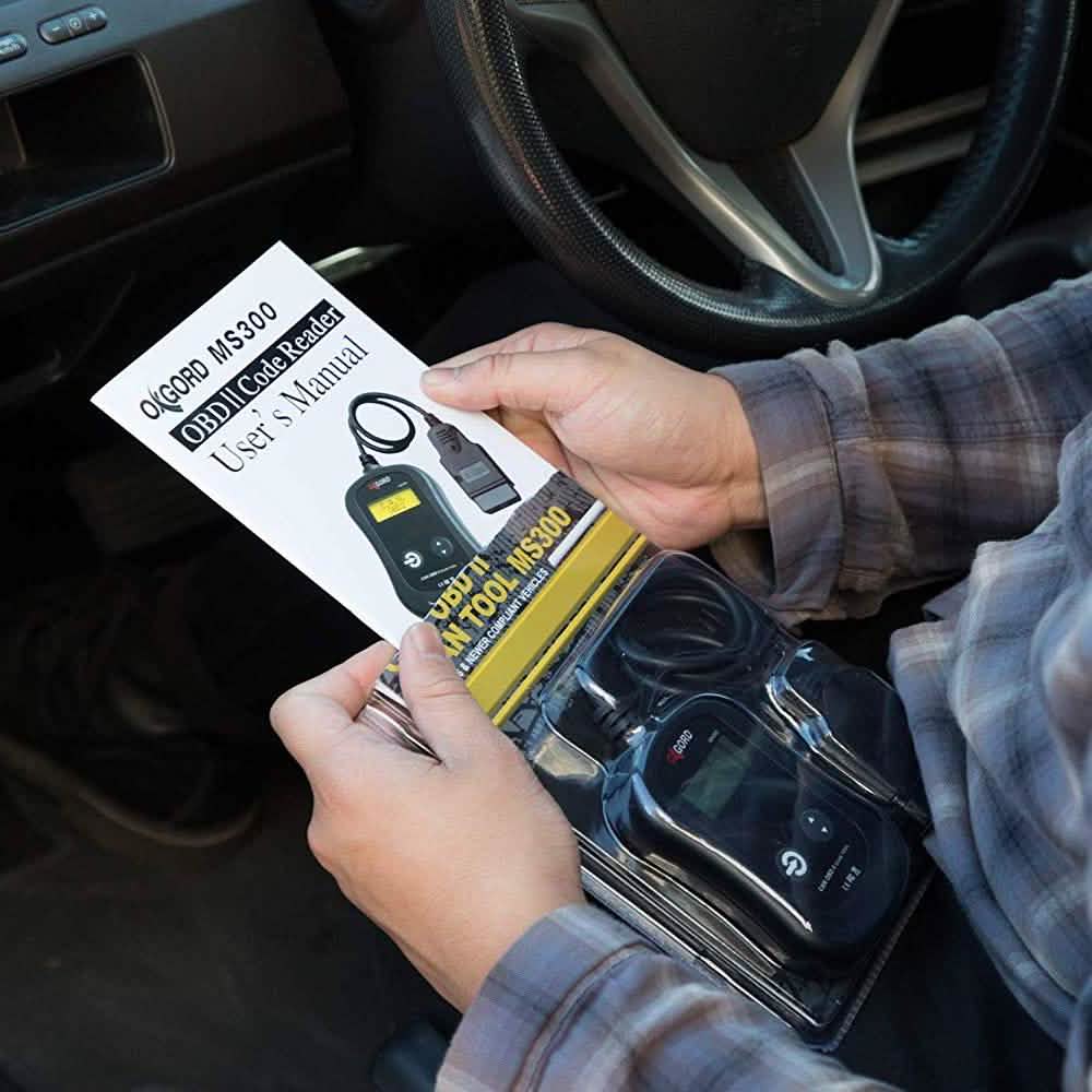 OxGord CAN OBDII MS300 Scanner Tool for Check Engine Light and Diagnostics Auto Accessories - DailySale