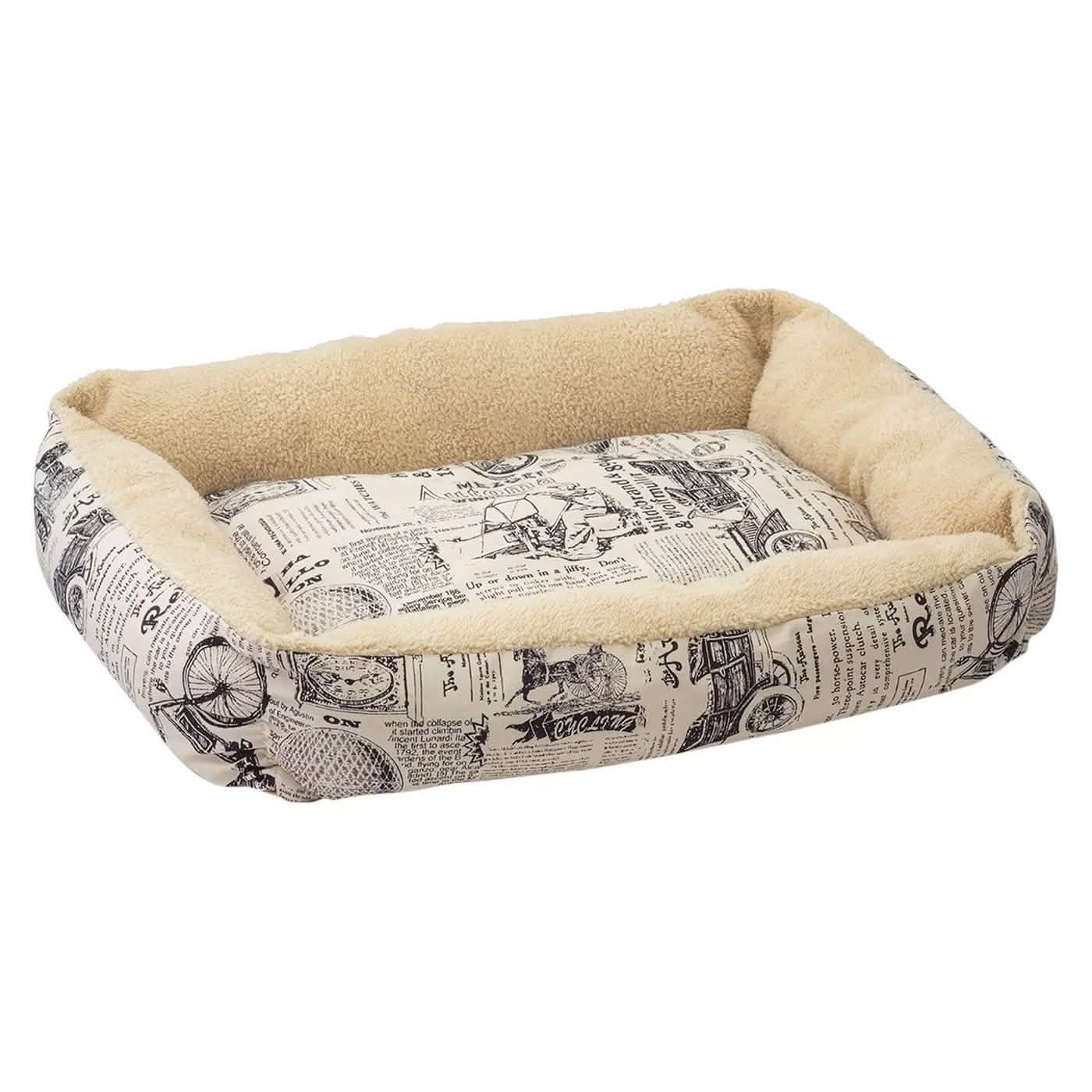 Oxgord Paws & Pals Plush Dog Bed Pet Supplies - DailySale
