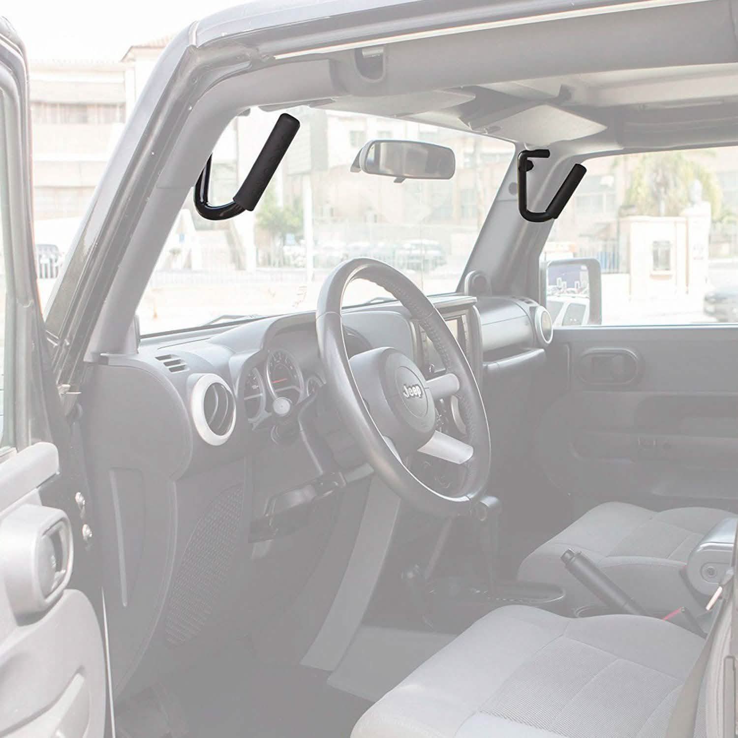 OxGord® GBHD-JP01 - Front Grab Handles with Grip Roll Bar Automotive - DailySale