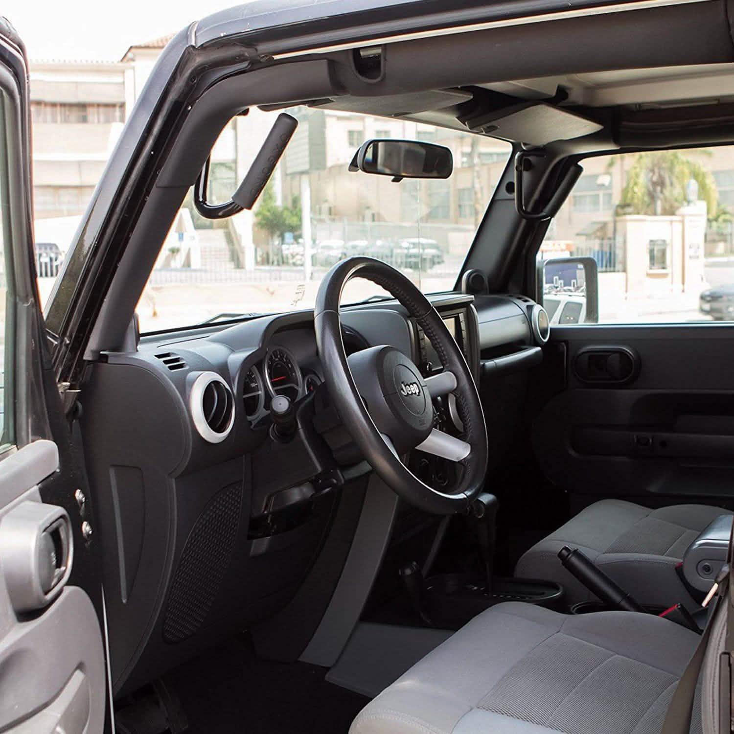 OxGord® GBHD-JP01 - Front Grab Handles with Grip Roll Bar Automotive - DailySale