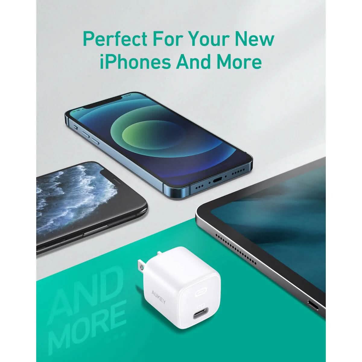 PA-B1 Omnia Mini 20W USB C PD Charger White Mobile Accessories - DailySale