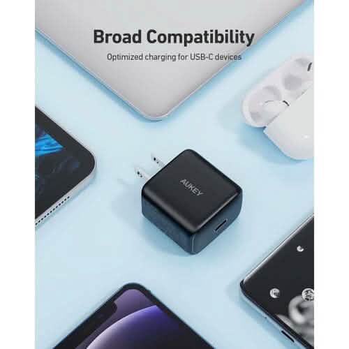 PA-R1S Swift Charger with PD & QC 3.0 USB C 20W Black Mobile Accessories - DailySale