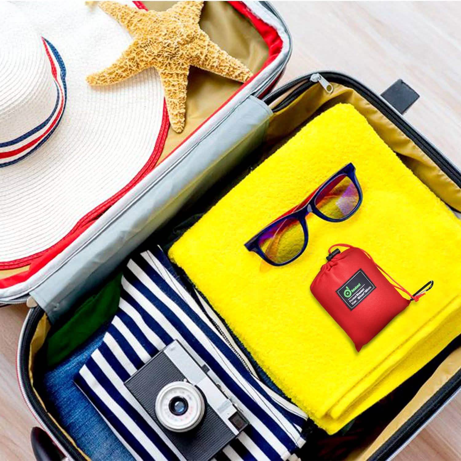 Packable Lightweight Pocket Size Blanket Sports & Outdoors - DailySale