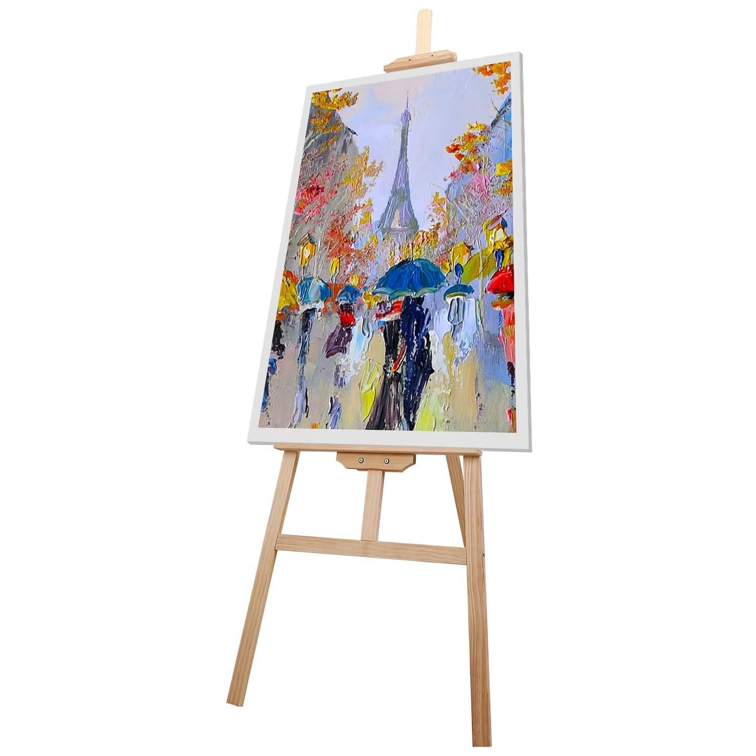 Painting Easel Stand Wooden Inclinable A Frame Tripod Arts & Crafts - DailySale