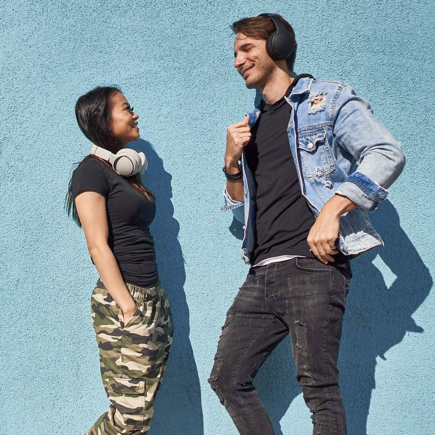 Panasonic RB-M300B Deep Bass Wireless Bluetooth Immersive Headphones Headphones - DailySale