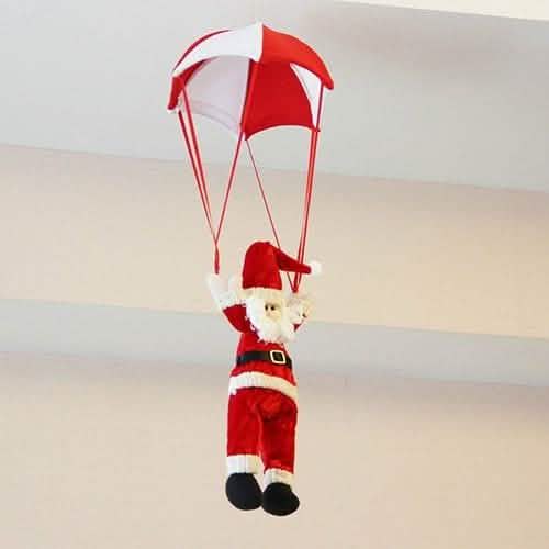 Parachute Snowman Santa Claus Ornament Holiday Decor & Apparel - DailySale