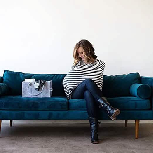 Parker Baby Diaper Caddy - Nursery Storage Bin and Car Organizer for Diapers and Baby Wipes Bags & Travel - DailySale