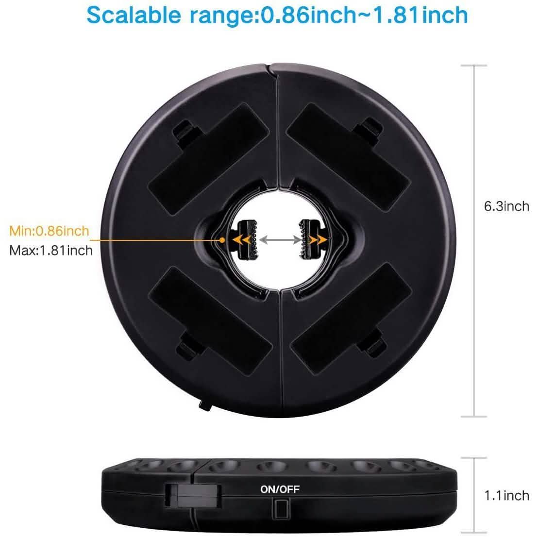 Patio Umbrella Light 3 Brightness Modes Cordless 28 LED Lights Outdoor Lighting - DailySale