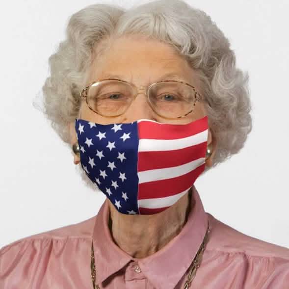 Patriotic Face Mask Wellness & Fitness - DailySale