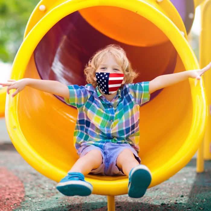 Patriotic Face Mask Wellness & Fitness - DailySale