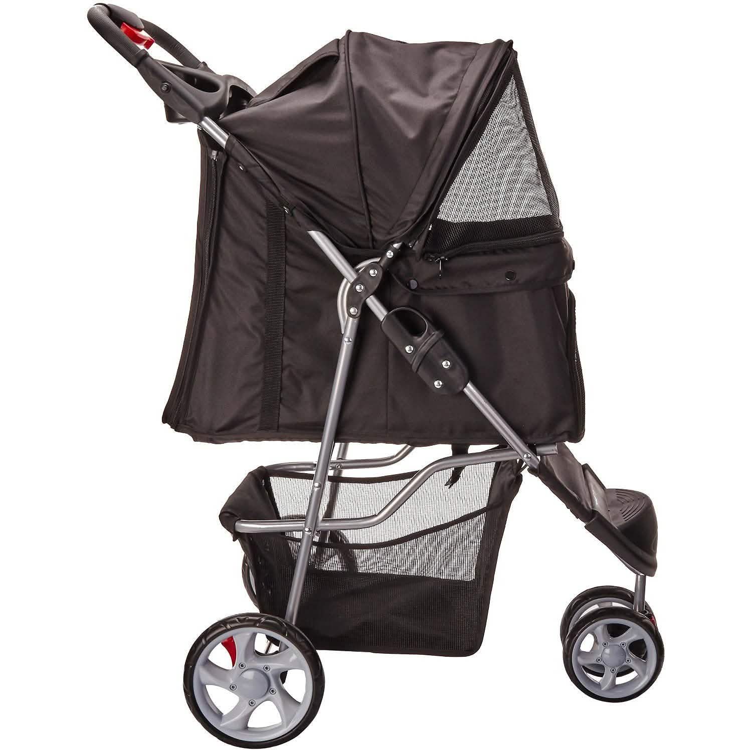 Paws & Pals Dog and Cat Folding Stroller Pet Supplies - DailySale