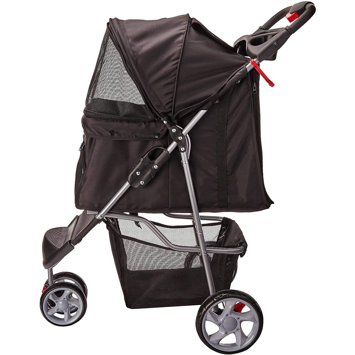 Paws & Pals Dog and Cat Folding Stroller Pet Supplies - DailySale