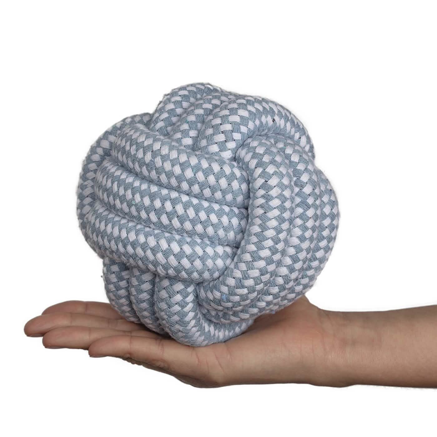 Paws & Pals Dog Chew Rope Cotton-Braided Fetch Teething Play Toy - Blue Pet Supplies - DailySale