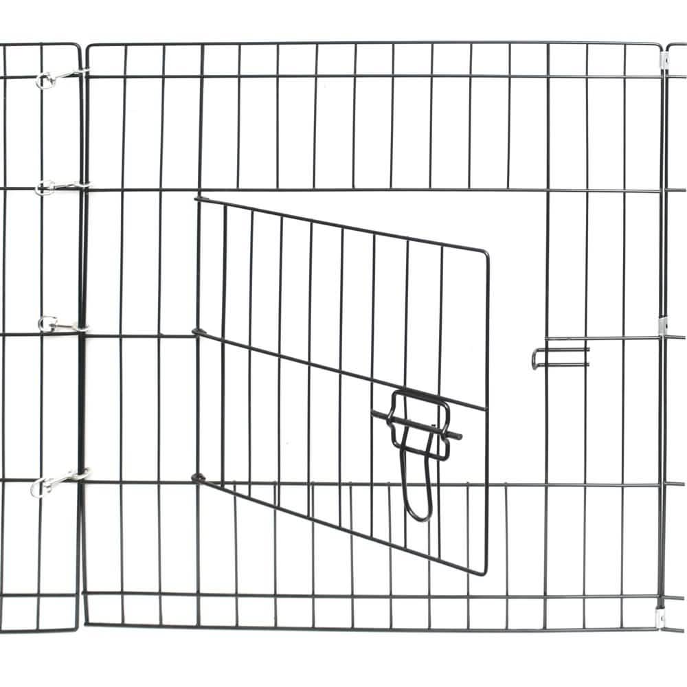Paws & Pals Large Hammigrid Wire Folding 8-Panel Pop-Up Kennel Pet Supplies - DailySale