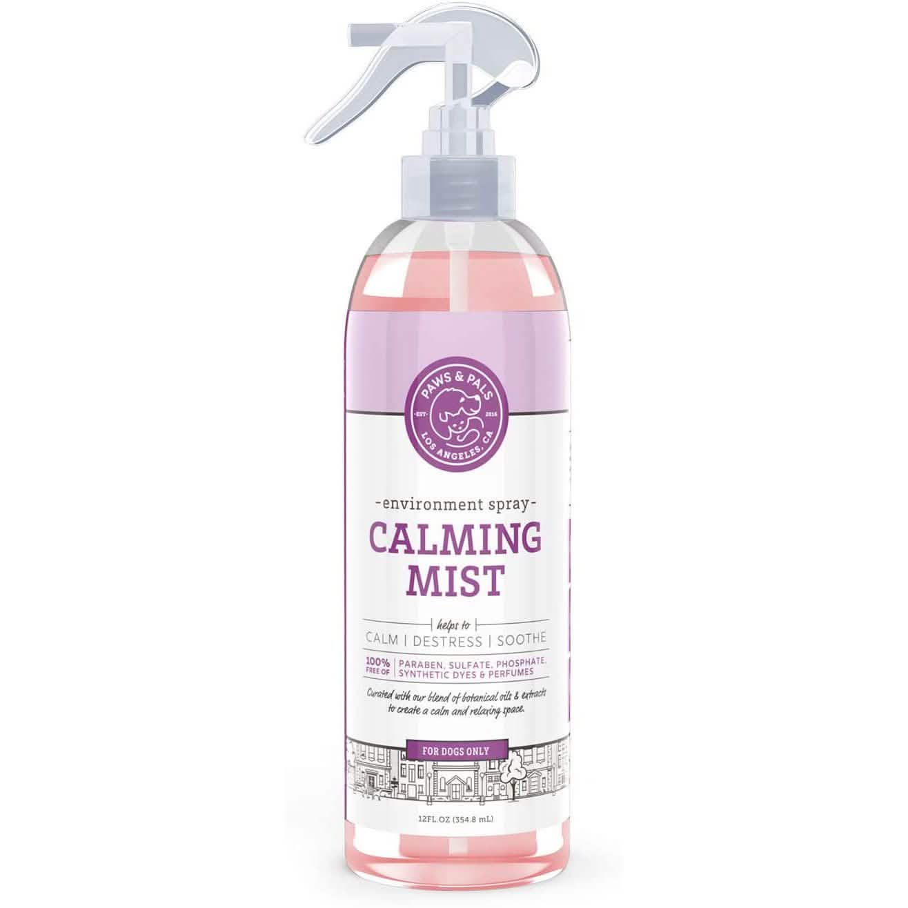 Paws & Pals Pet Natural Calming Spray Cologne or Chews Treat for Dogs and Cats Pet Supplies - DailySale