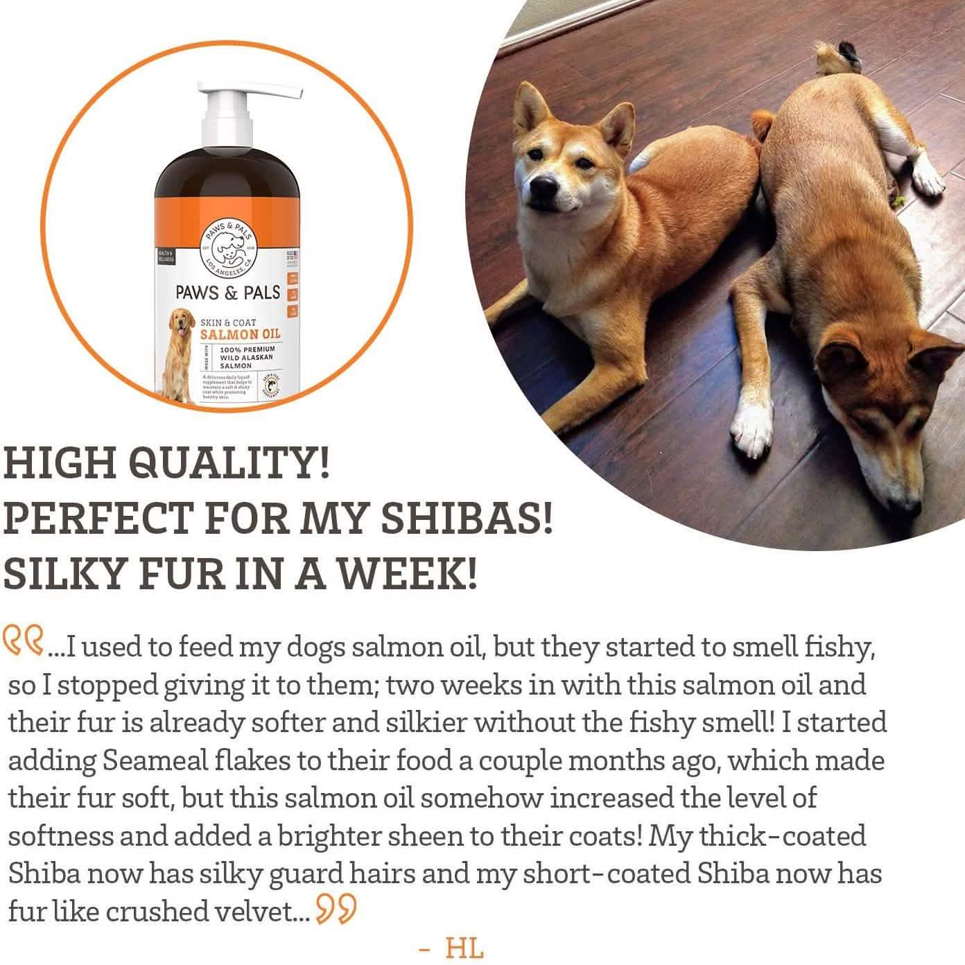 Paws & Pals Wild Alaskan Salmon Oil for Dogs and Cats - 32oz Pet Supplies - DailySale