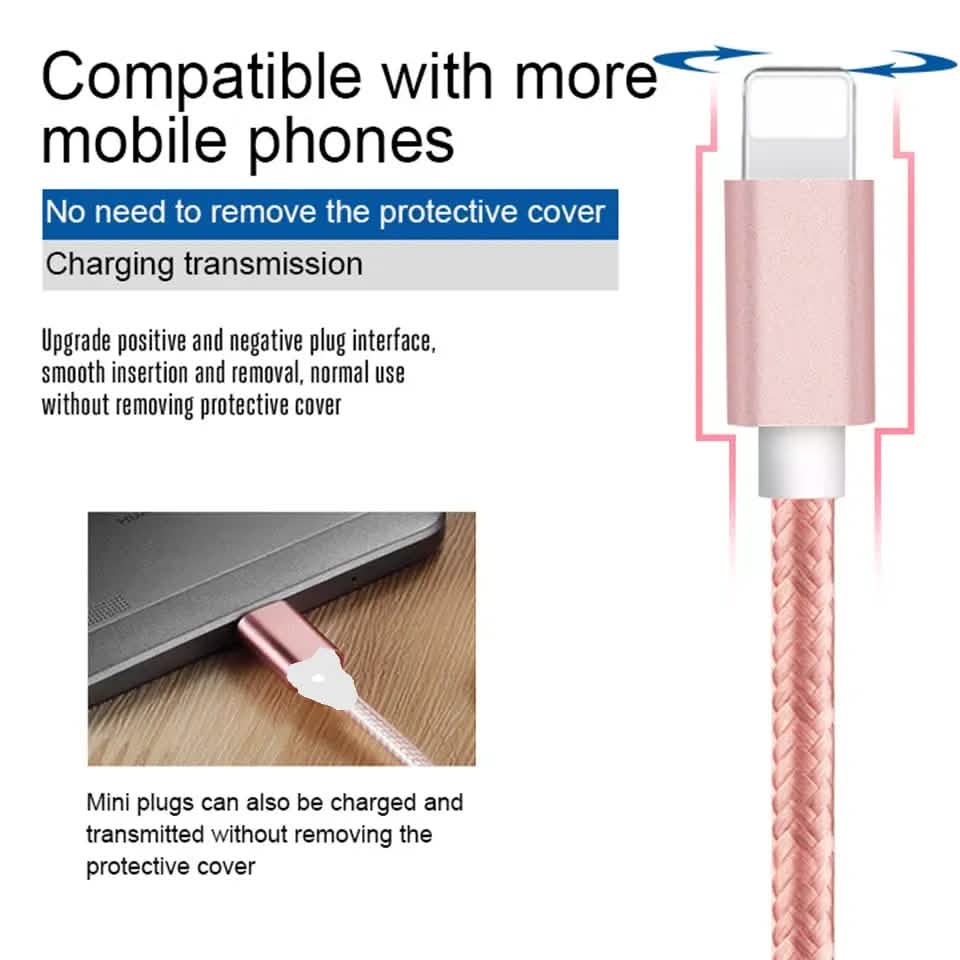 PBG LED 6 Port Car Charger and 4Ft. 3-in-1 Cable Combo Automotive - DailySale