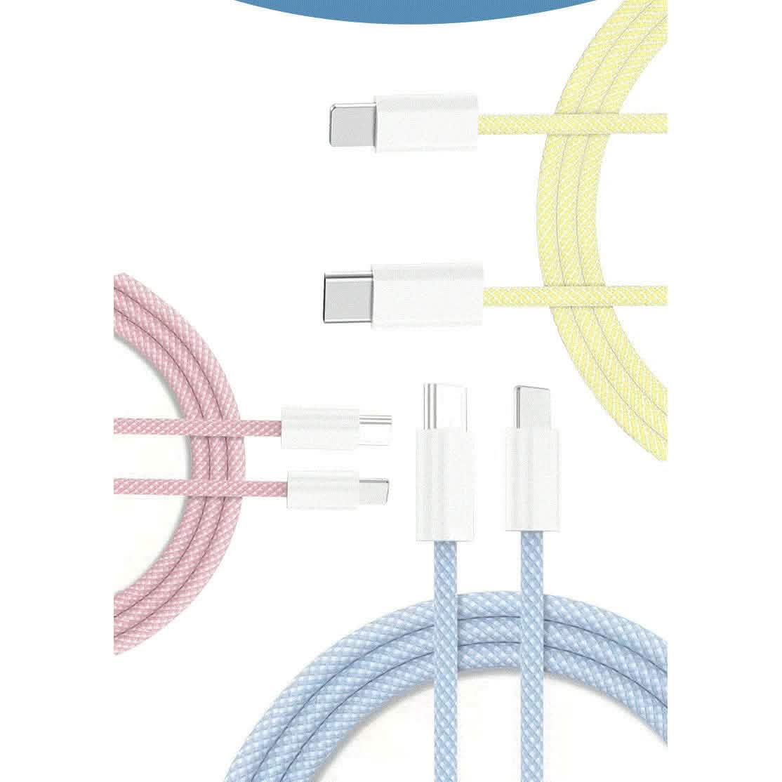 PBG Macaron USB-C TO C Cable's 3 (PD Type C to 8 Pin) Mobile Accessories - DailySale