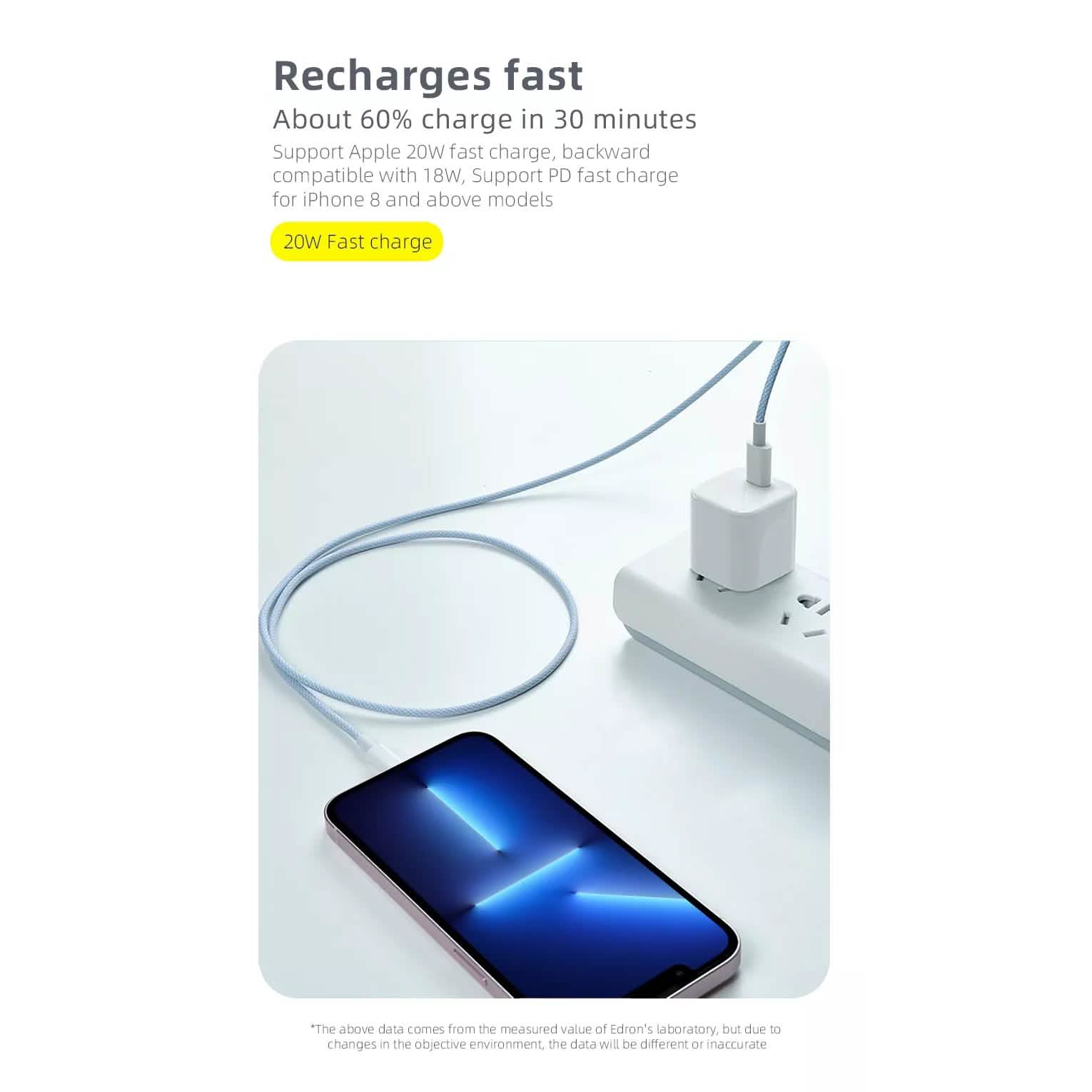 PBG Macaron USB-C TO C Cable's 3 (PD Type C to 8 Pin) Mobile Accessories - DailySale