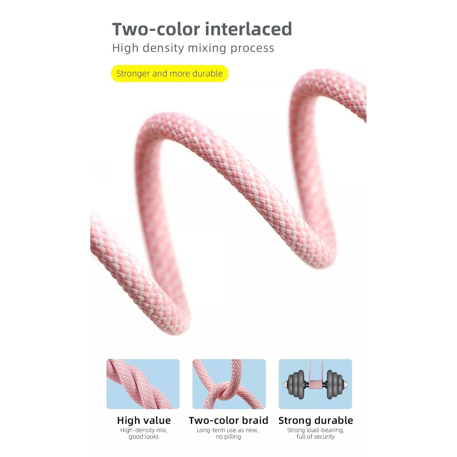 PBG Macaron USB-C TO C Cable's 3 (PD Type C to 8 Pin) Mobile Accessories - DailySale